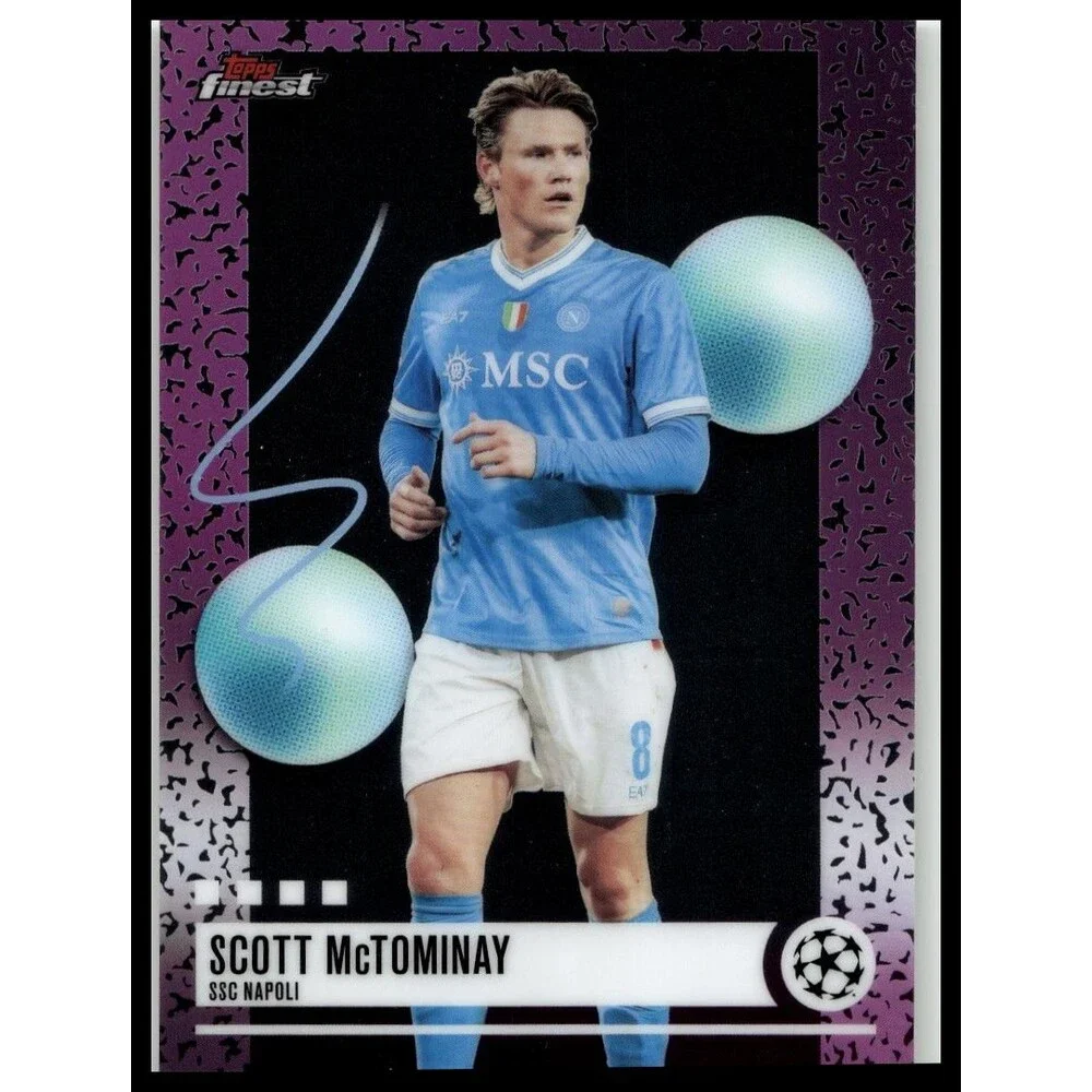 2025-26 Finest UEFA Scott McTominay #313 Napoli Uncommon